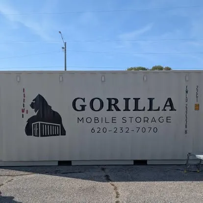 Gorilla Mobile Storage branded shipping container