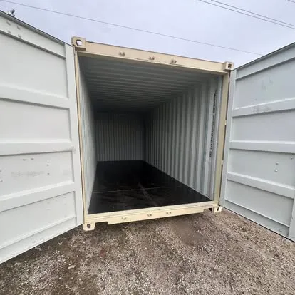 Shipping container ready for delivery